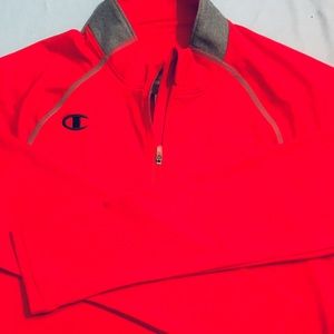 CHAMPION SPIRIT 3/4 ZIPPER PERFORMANCE SHIRT SMALL